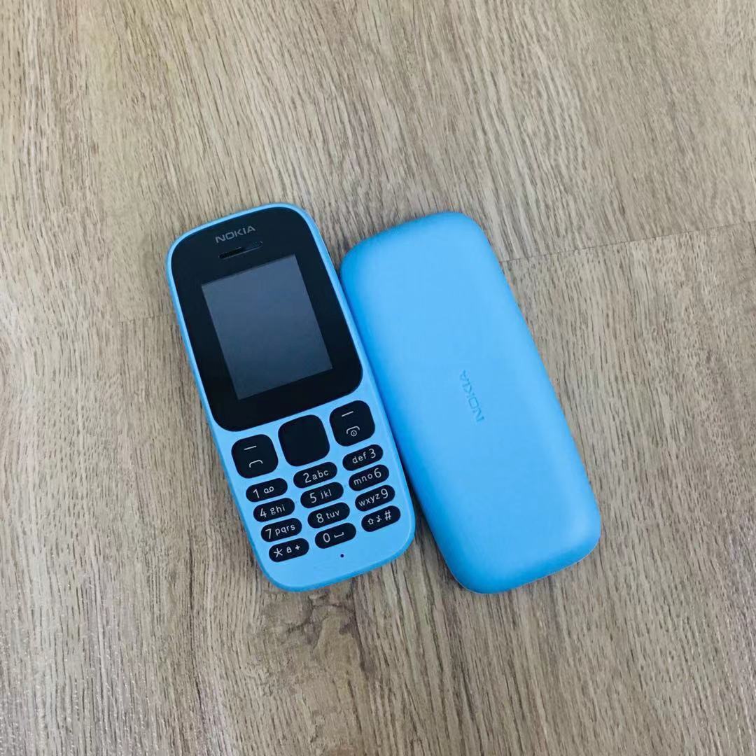 (Light Blue)NOKIA 105 DS(2017) IMPORT REFURBISHED(Ready Stock)